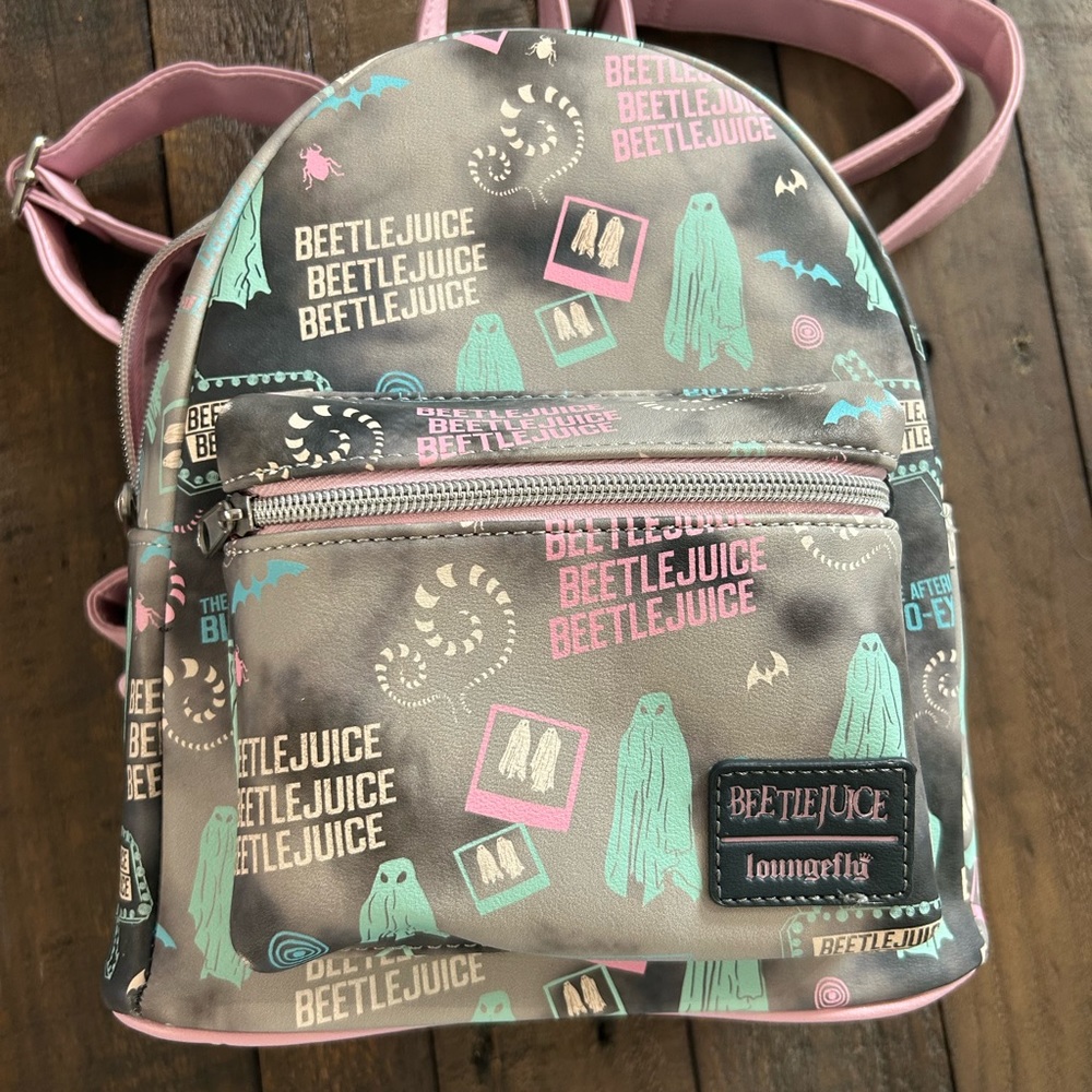 Gently Used Beetlejuice Hot Topic Loungefly